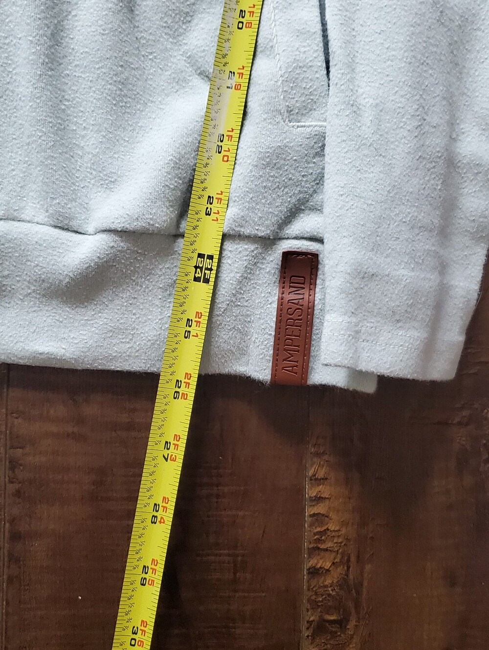 Ampersand Womens Hoodie With Pockets Size XS EUC - Picture 7 of 7